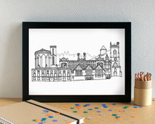 Everton Skyline Landmarks Art Print - can be personalised