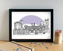 Everton Skyline Landmarks Art Print - can be personalised