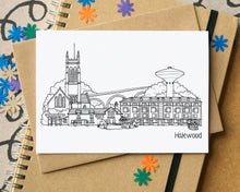 Halewood Skyline Landmarks Greetings Card