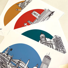 Southend-on-Sea Skyline Landmarks Art Print - can be personalised - unframed